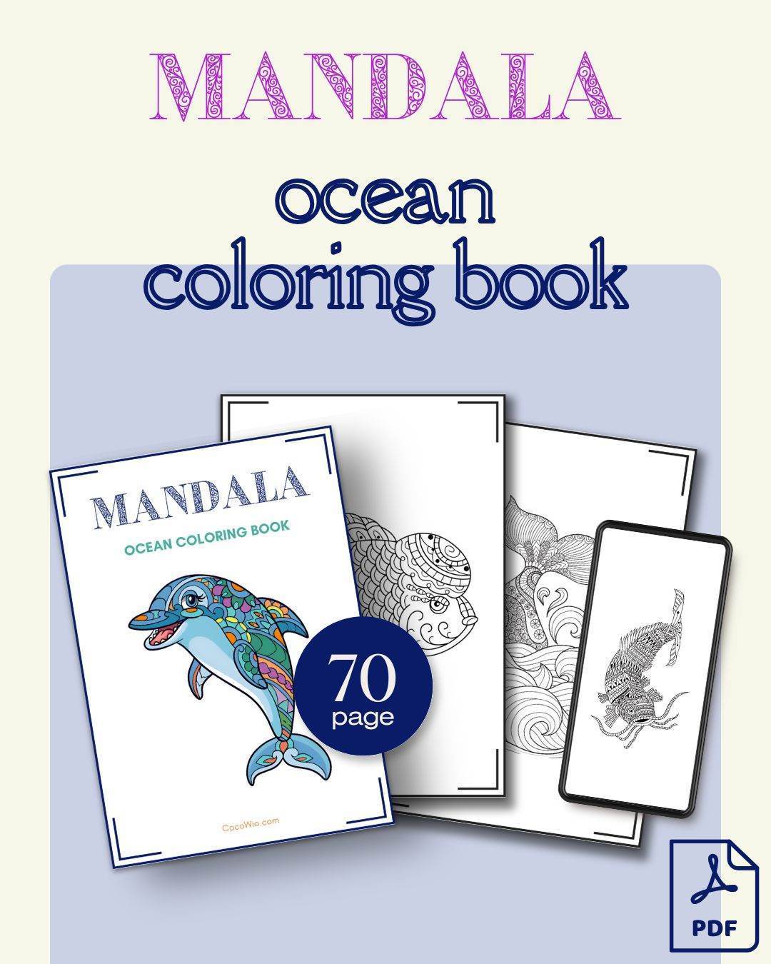 Mandala Coloring Books (MEGA PACK) - CocoWio